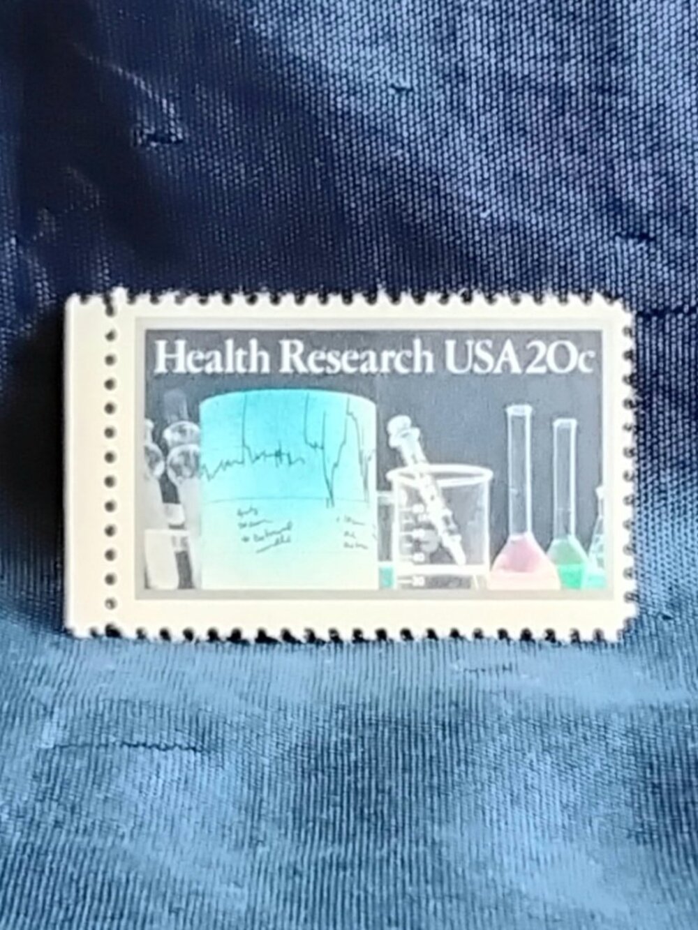 Uncirculated USA 1984 Health Research 20 Cent Stamp!!